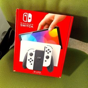 New white Nintendo Switch OLED